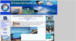 Desktop Screenshot of centrodelcrucero.com